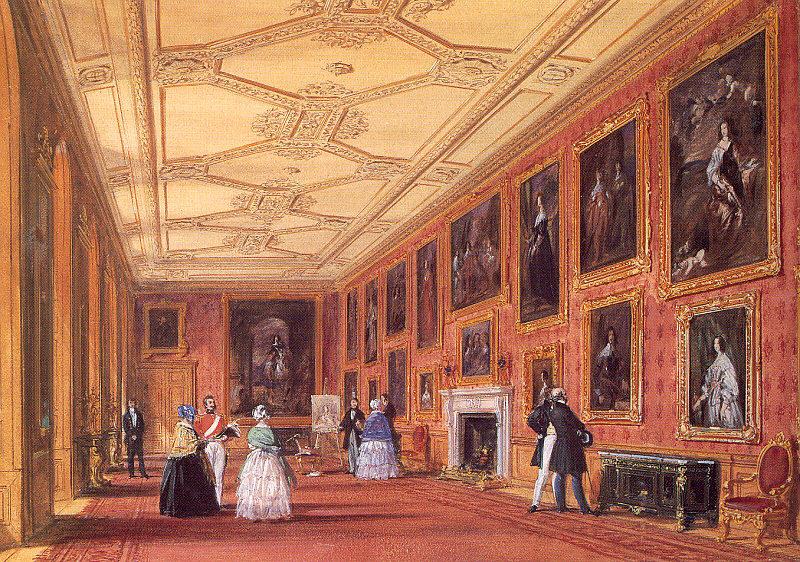 Nash, Joseph The Van Dyck Room, Windsor Castle